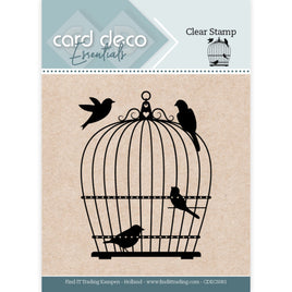 Card Deco Essentials Clear Stamp - Birdcage