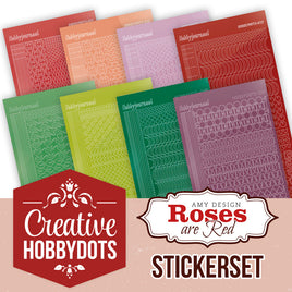 Creative Hobbydots stickerset 36 - Roses are Red