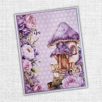 Paper Rose - Lavender & Fairies Embossed Die Cuts