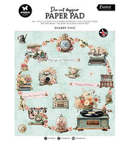 Studio Light  - Essentials - A4 Die-Cut Paper Pad Shabby Chic