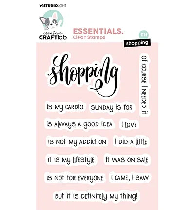 Studio Light •CCL Clear Stamp Shopping Essentials No.758| Craftzone ...