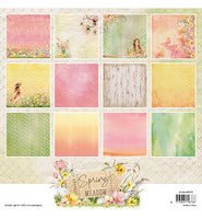Studio Light- designer Paper Pad - Background paper- Spring Meadow 36 sheets