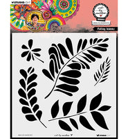 ABM - Art  By Marlene - Studio Light - Mask/Stencil- Falling Leaves