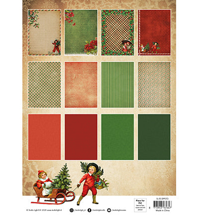 Studio Light - A4 Designer Paper Pad - Vintage Christmas 36 sheets ...
