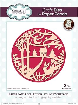 Creative Expressions die  - Paper Panda Collection - Country Cottage