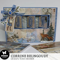 Studio Light - Natures Dream Cutting DiesA5 Trio Flip Card
