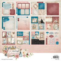 Studio Light  - Vintage Diaries - Mixed Paper Pad - Envelopes, Cards