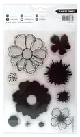 ABM - Art by Marlene Clear Stamp - nr. 778 Layered Flowers