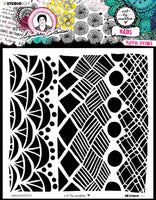 ABM - Mask Playful Textures Signature Collection 203.2x203.2x1mm 1 PC nr.207