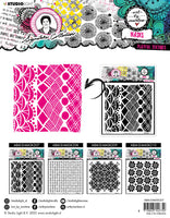 ABM - Mask Playful Textures Signature Collection 203.2x203.2x1mm 1 PC nr.207