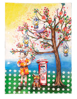 ABM - Mask Dotty Dreams Signature Collection 203.2x203.2x1mm 1 PC nr.208