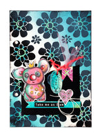 ABM - Mask Flower Power Signature Collection 203.2x203.2x1mm 1 PC nr.210