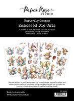 Paper Roses - Butterfly Gnomes Embossed Die Cuts 34851