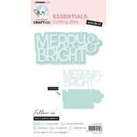StudioLight Creative CraftLab Friendz Cutting Dies – Wordz XL Merry & Bright