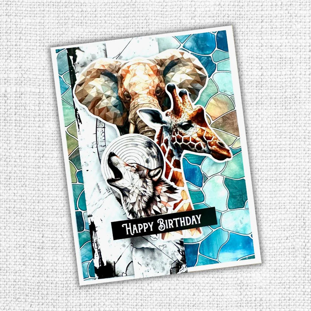 Paper Rose Animal Kingdom 1.0 Embossed Die Cuts Craftzone Australia