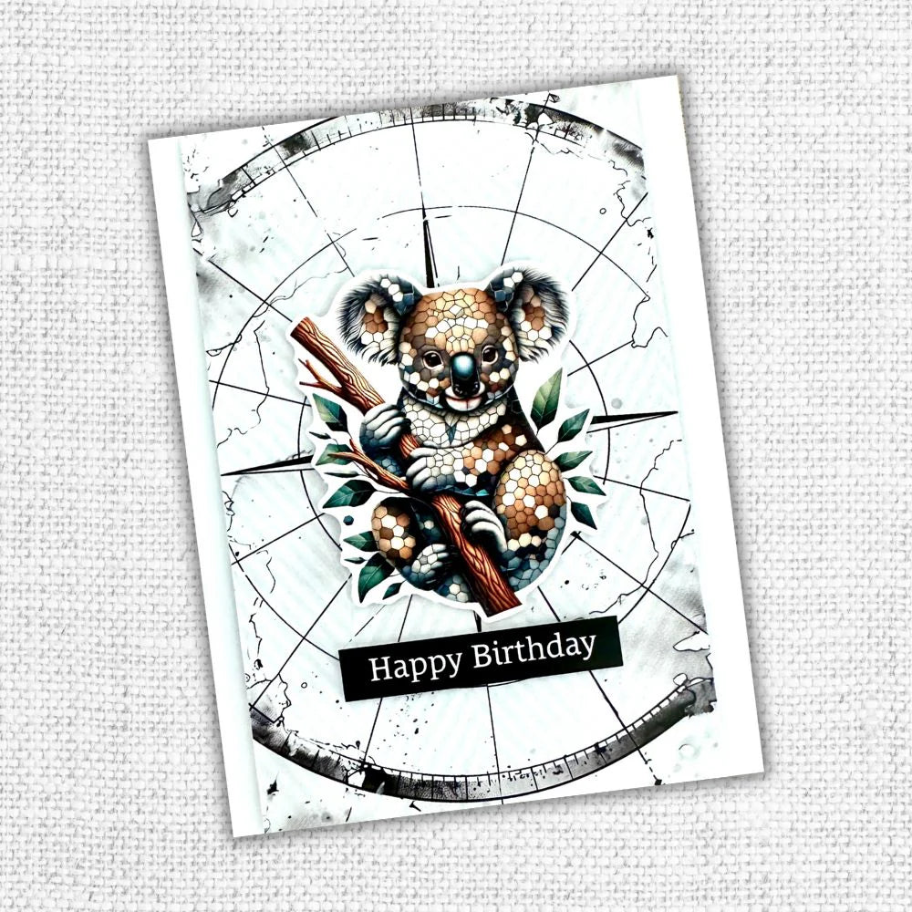 Paper Rose Animal Kingdom 1.0 Embossed Die Cuts Craftzone Australia