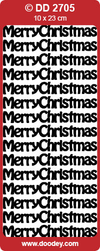 Peel-Off Stickers -Merry Christmas - DD2705