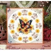 3D Push Out Sheet - Berries Beauties - Flutter Flair - Yellow Flutters
