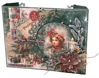 Studio Light • JMA Cutting Die Poinsettias & Ice Swirl Frame Festive Nostalgia