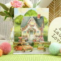 Hunkydory - POP-UP STEPPER CARD : HAPPY LITTLE HOME