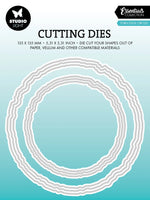 Studio Light • Cutting Die Torn Edge Circles Essentials 6 PC