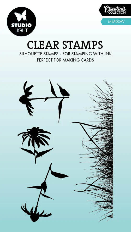 Studio Light - Essentials - Clear Stamp - Meadow| Craftzone Australia