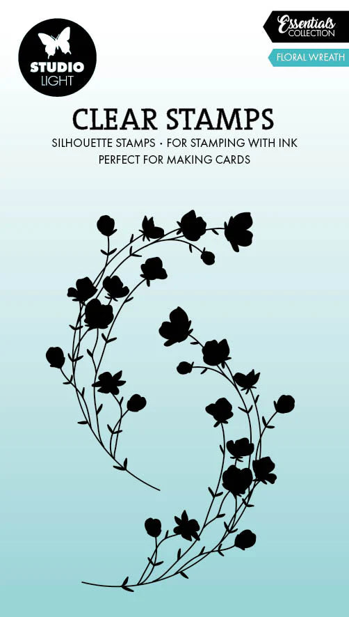 Studio Light - Essentials - Clear Stamp - Floral wreath| Craftzone ...