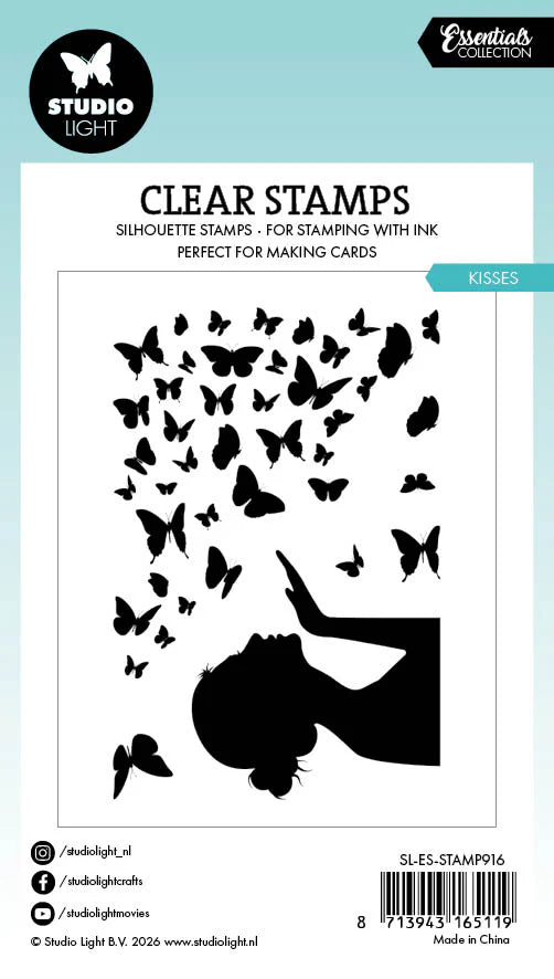 Studio Light - Essentials - Clear Stamp - Kisses| Craftzone Australia