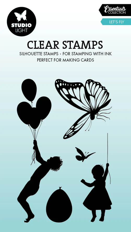 Studio Light - Essentials - Clear Stamp - Let's fly| Craftzone Australia
