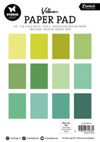 Studio Light • Essentials Vellum/Parchment/Pergamano Paper Pad Shades of Green 24 SHEETS