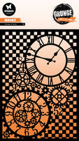 Studio Light - Grunge Collection - Stencil/Mask - Clocks & Grid