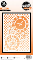 Studio Light - Grunge Collection - Stencil/Mask - Clocks & Grid