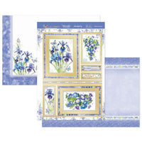 Hunkydory - Die-Cuts- Indigo Bouguets Luxury Topper Set