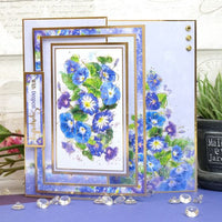 Hunkydory - Die-Cuts- Indigo Bouguets Luxury Topper Set