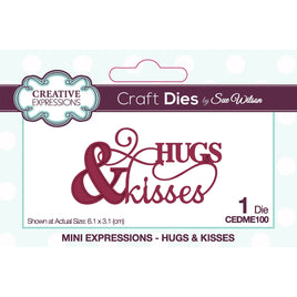 Creative Expressions -  Mini expressions craft die Hugs & kisses