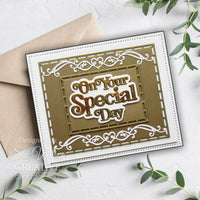 Creative Expressions - Shadowed Sentiments Craft Die on Your Special Day