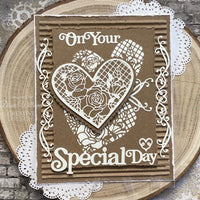 Creative Expressions - Shadowed Sentiments Craft Die on Your Special Day