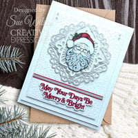 Creative Expressions -  Cutting Dies - Shadowed Sentiments May Your Day Be Merry & Bright