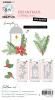 Studio Light - Creative Craftlab -  Pine Branch Essentials cutting die set