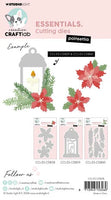 Studio Light - Creative Craftlab -  Poinsettia Essentials cutting die set