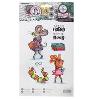 ABM Clear Stamp  - Studio Light - Smart bookworm Signature collection.