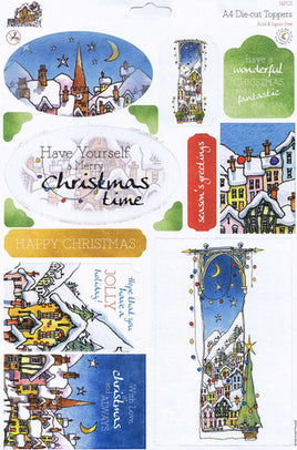 Die Cut - Toppers - White Christmas