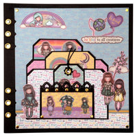 GOR- Gorjuss - be kind collection - Sticker Sheets pkts 12 sheets