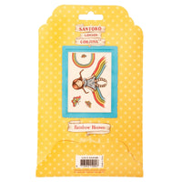 Santoro Gorjuss - Collectable Rubber Stamps Nr. 688 Rainbow Heaven