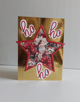 Craftzone - Pre Scored Cards - Star Cutout Tri Fold Card pkt 5