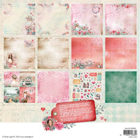 Studio Light •Jenine's Mindful Art Designer Paper Pad Sending You Love Double-Sided Scrapbooking