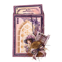 Studio Light -  JMA Water-reactive Ink Pads Victorian Dreams Peonies Purples & Pink