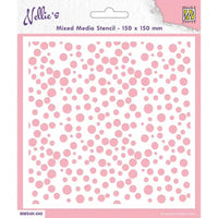 Nellie Snellen • 3D Embossing Folder & Stencil Set - Snow/Bubbles