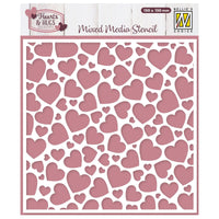 Nellie's Choice • Stencil Pop Up Hearts