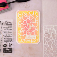 Nellie's Choice • Stencil Pop Up Hearts